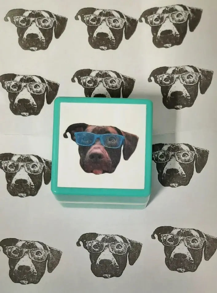 Custom Pet Portrait Stamp